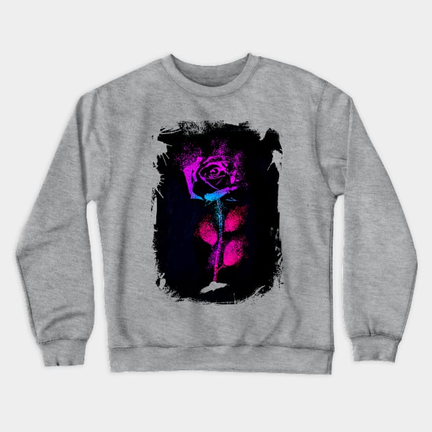 The Neon Rose I Crewneck Sweatshirt by NoMans